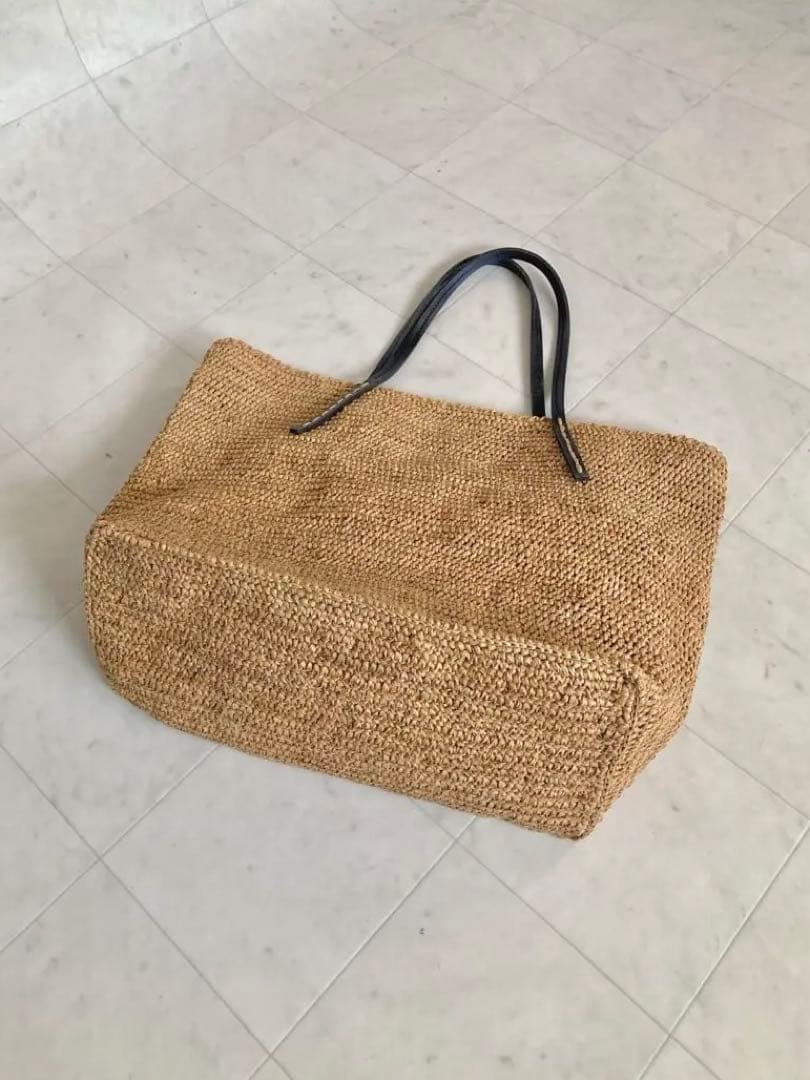 SansArcidet＊ラフィアトートバッグ