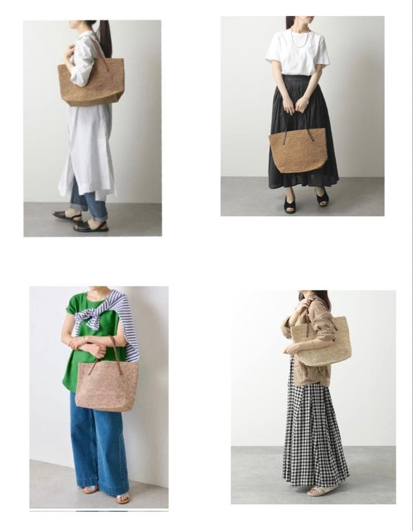 SansArcidet＊ラフィアトートバッグ