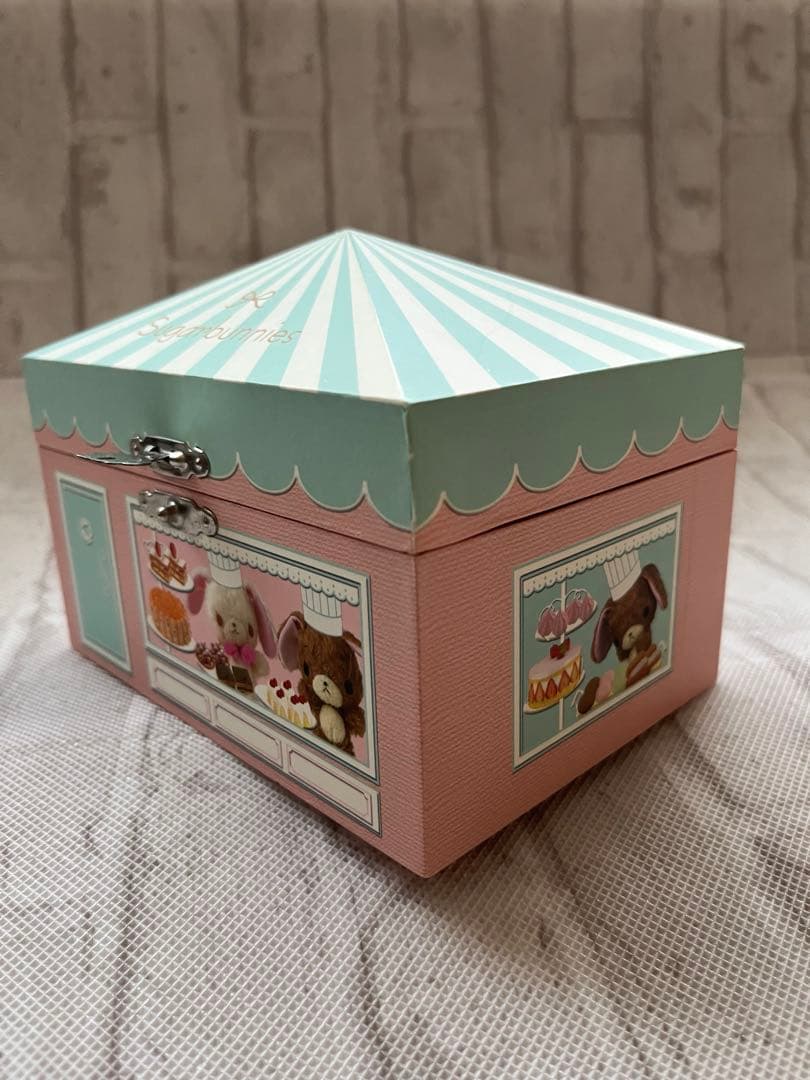 【シュガーバーニーズ】オルゴール付きジュエリーBOX