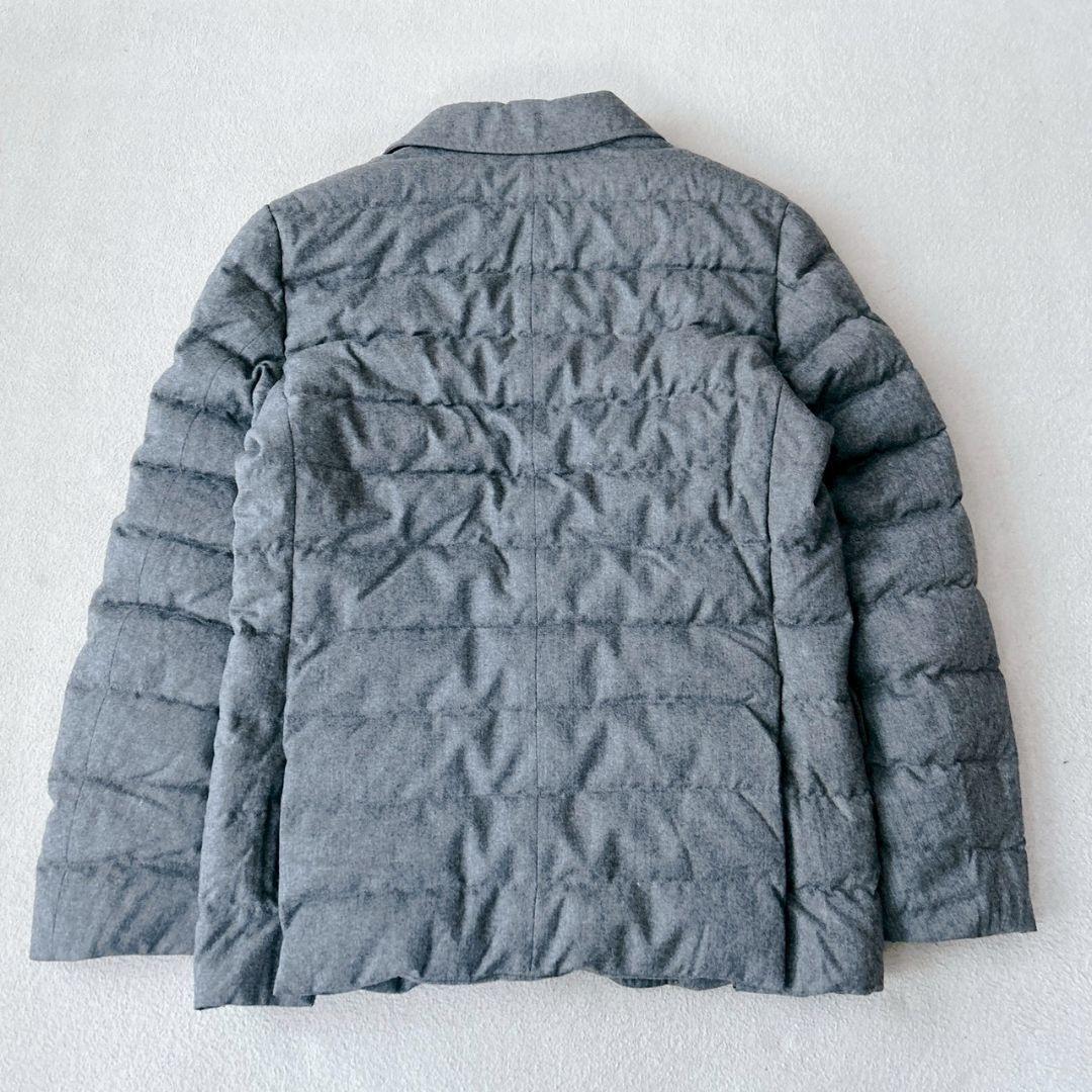 Montecore ダウンジャケット テーラード カノニコ ウール グレー46