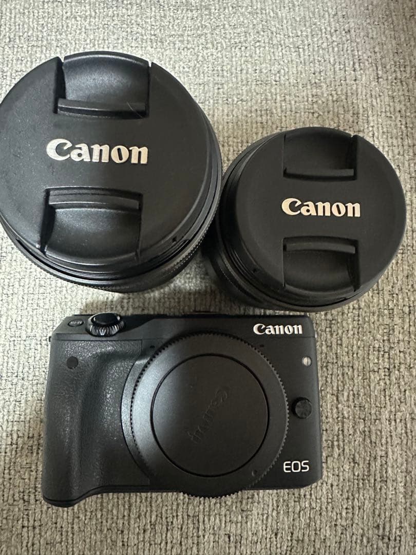 美品 Canon EOS M3 ミラーレス一眼 ダブルレンズキット