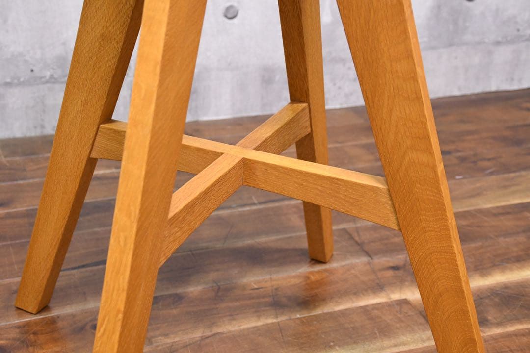 ECC16 展示品 トラックファニチャー KT ハイスツール オーク無垢材