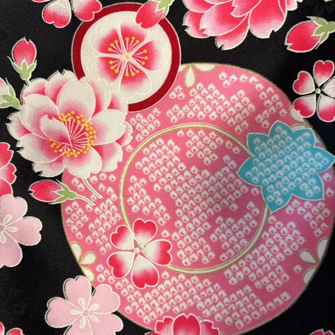 七五三　JAPAN style 三歳　 着物被布六点セット