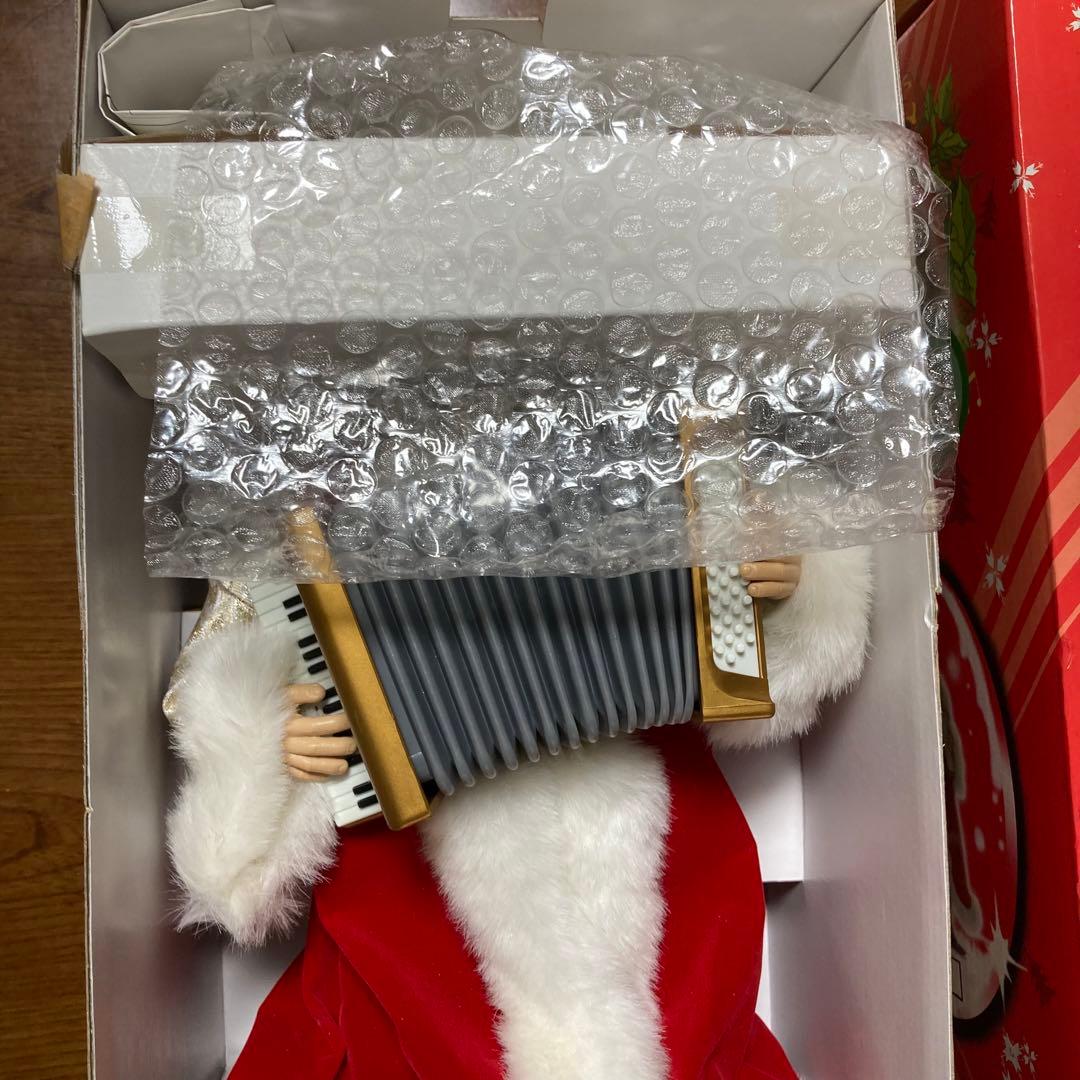動作未確認　動く人形　ACCORDION　SANTA　アコーディオン　サンタ人形