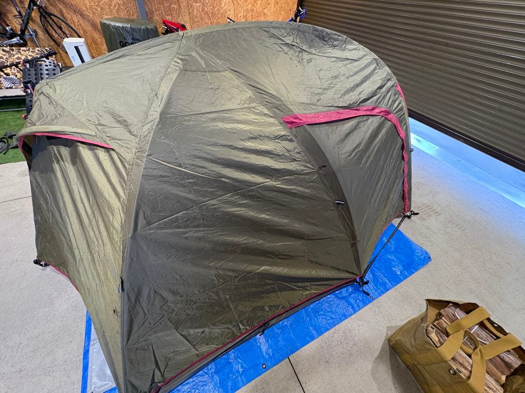 オガワ ステイシー ST-2 カーキ 純正グランドシート付き　ogawa テント