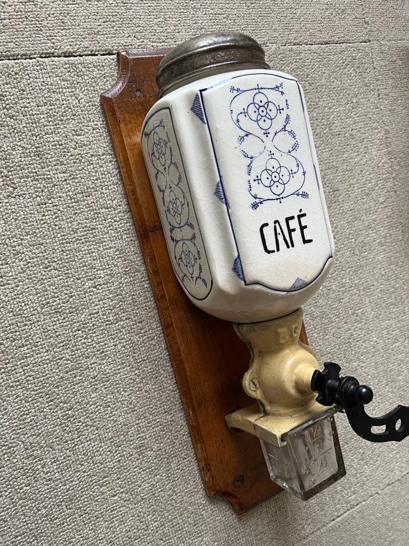 フランスアンティーク 壁掛けコーヒーミル