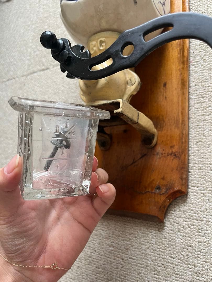 フランスアンティーク 壁掛けコーヒーミル