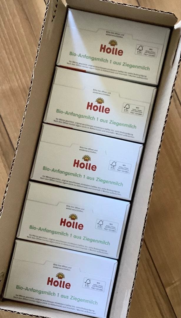 【宅急便】Holle(ホレ)Bio やぎ山羊ミルクSTEP1(生後0日〜) ２箱