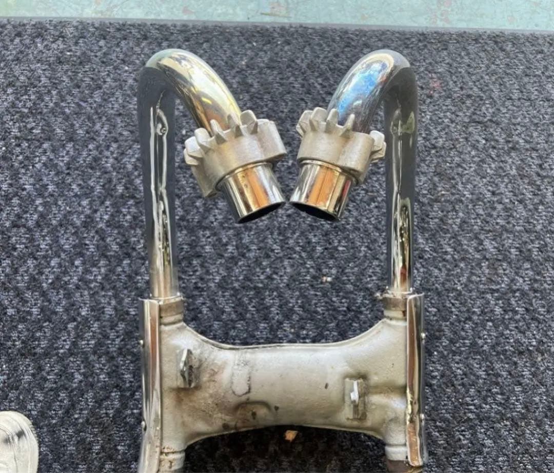 HONDA CB400TホークII 純正 ノーマルマフラー 車検用に