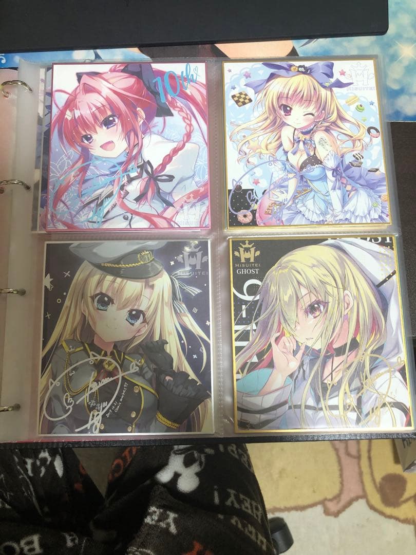 翡翠亭 ミニ色紙 色紙バインダー