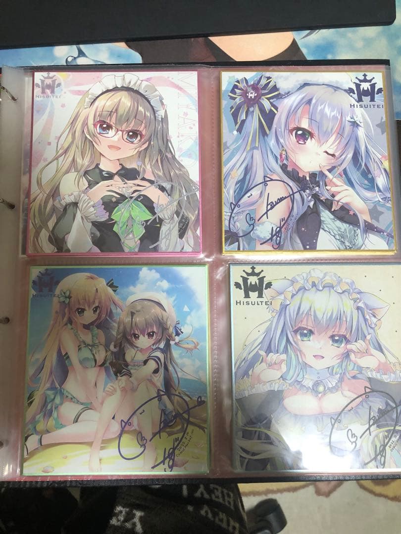 翡翠亭 ミニ色紙 色紙バインダー