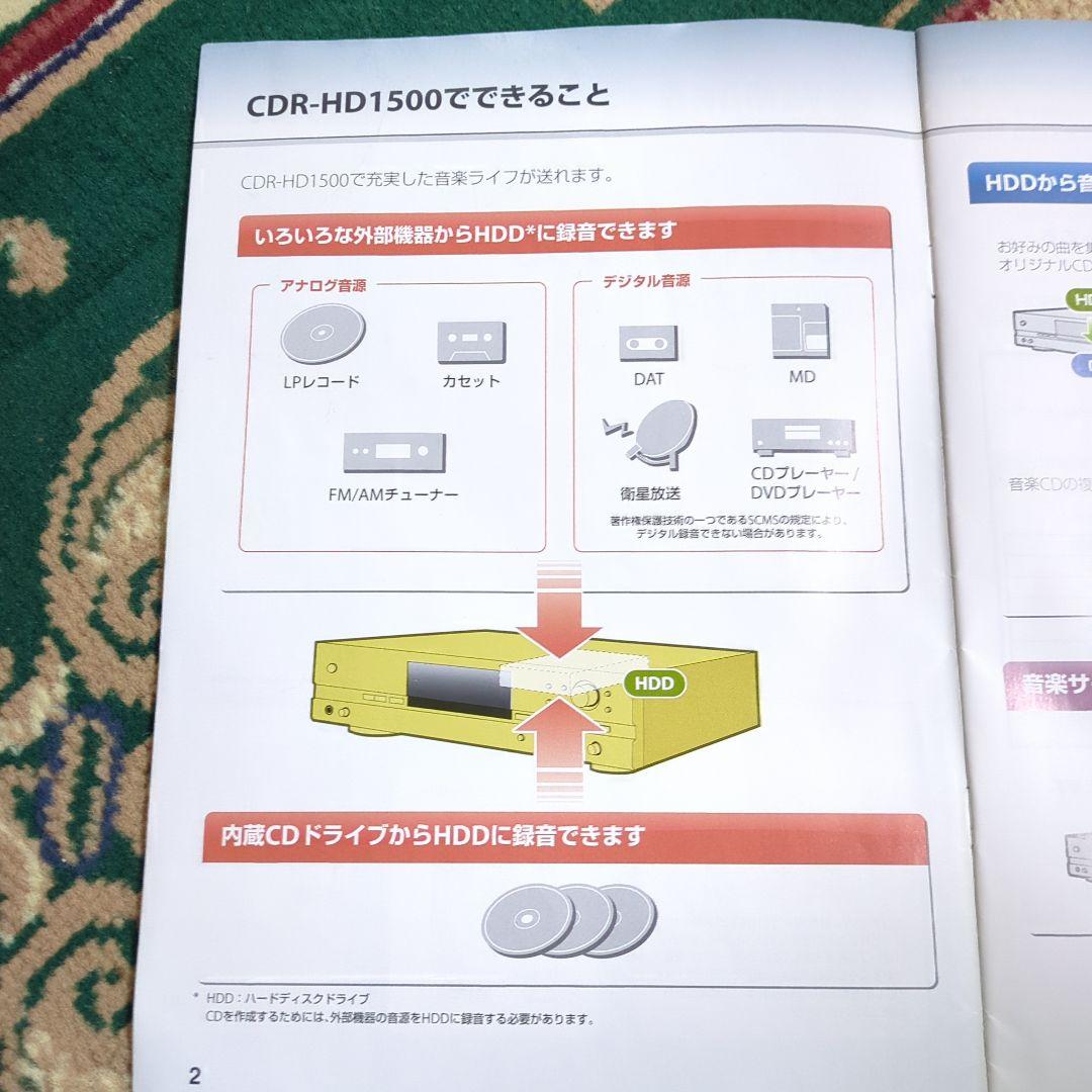その他 YAMAHA CDR-HD1500
