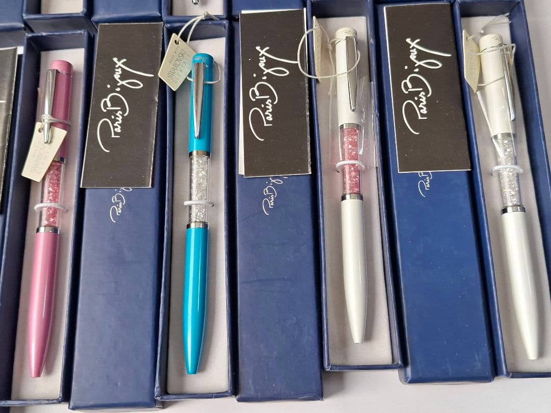 未使用　１４本セット　スワロフスキー　パリスビジュー　ボールペン
