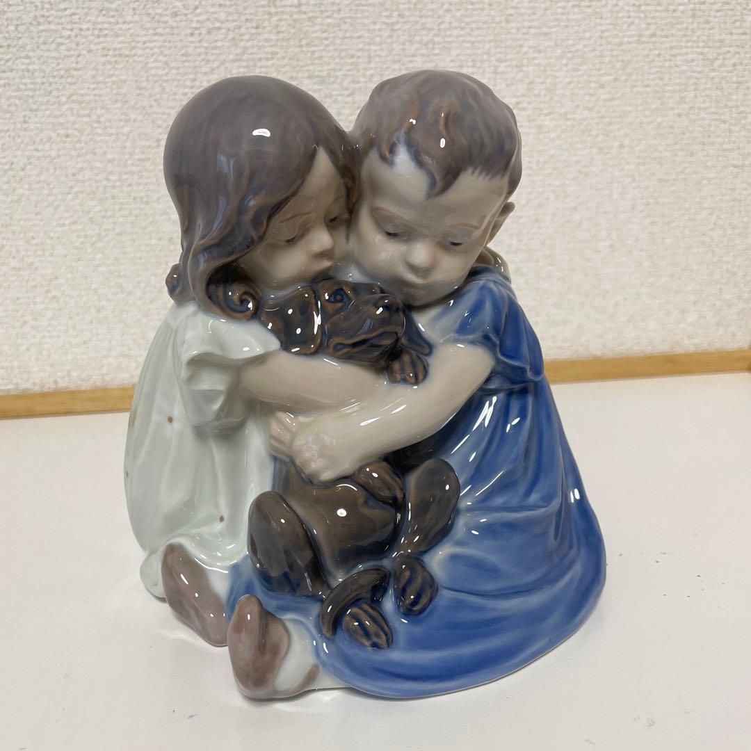 ＊Children with puppy＊高さ１５cm・ Copen・