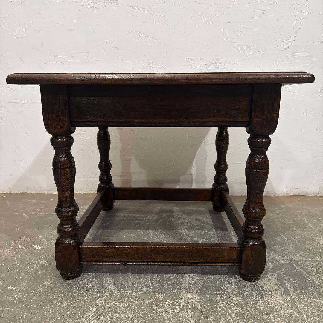 年末年始saleヴィンテージ　木製サイドテーブル　引き出し付き1