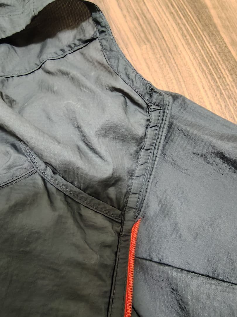 patagonia フーディニ ジャケット М パタゴニア 濃灰 オレンジ 廃盤