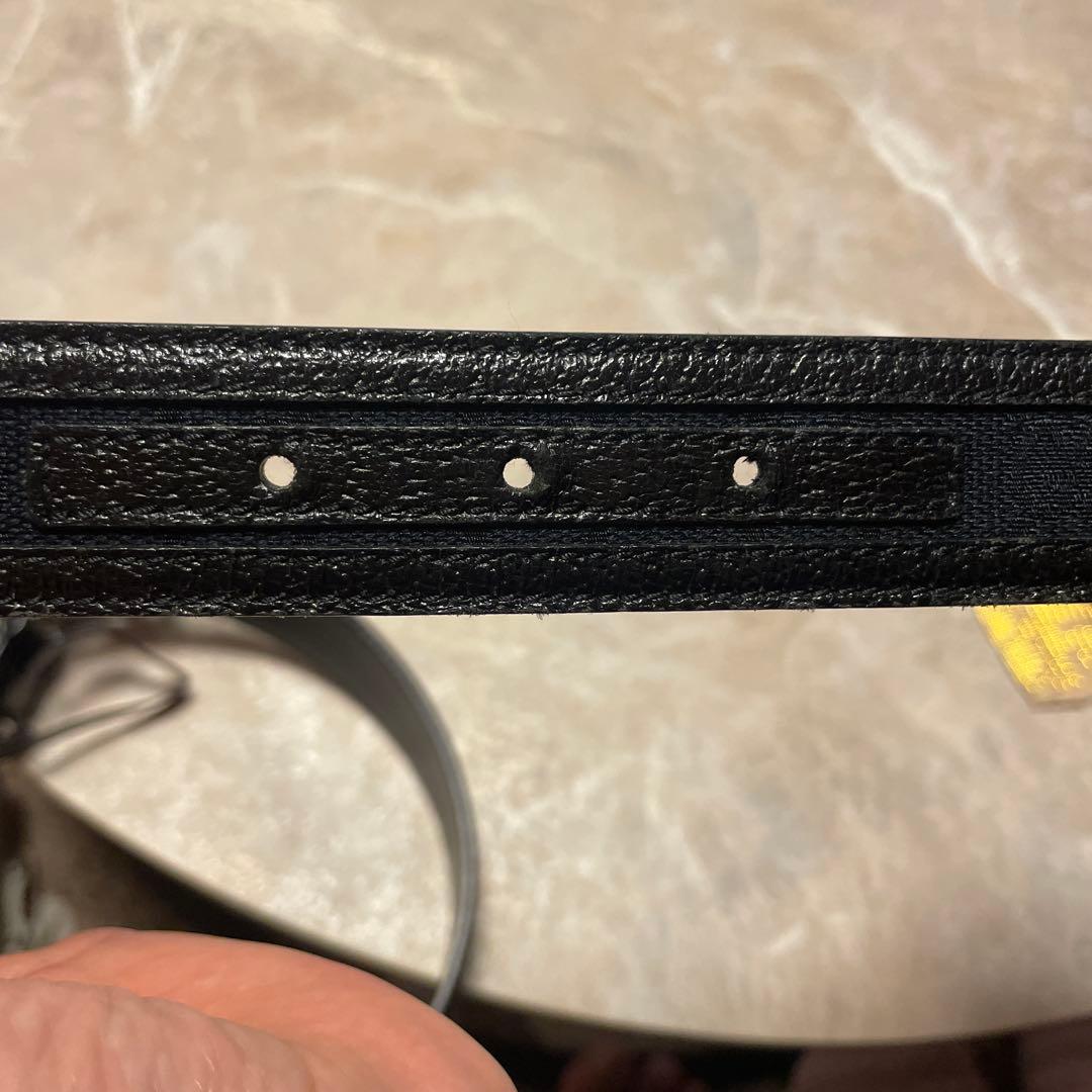 GUCCI ブラック GGロゴバックルベルト