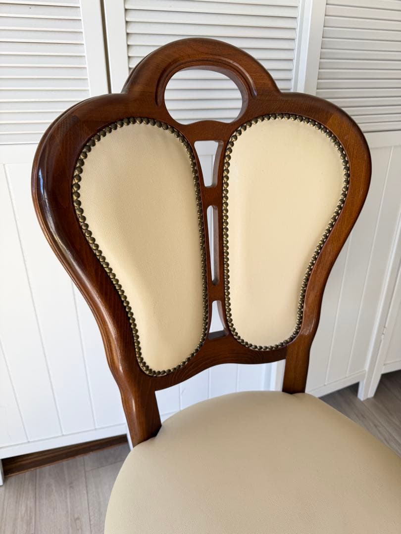 ②サルタレッリ ダイニングチェア 猫脚チェア 1脚　(4脚同時販売)