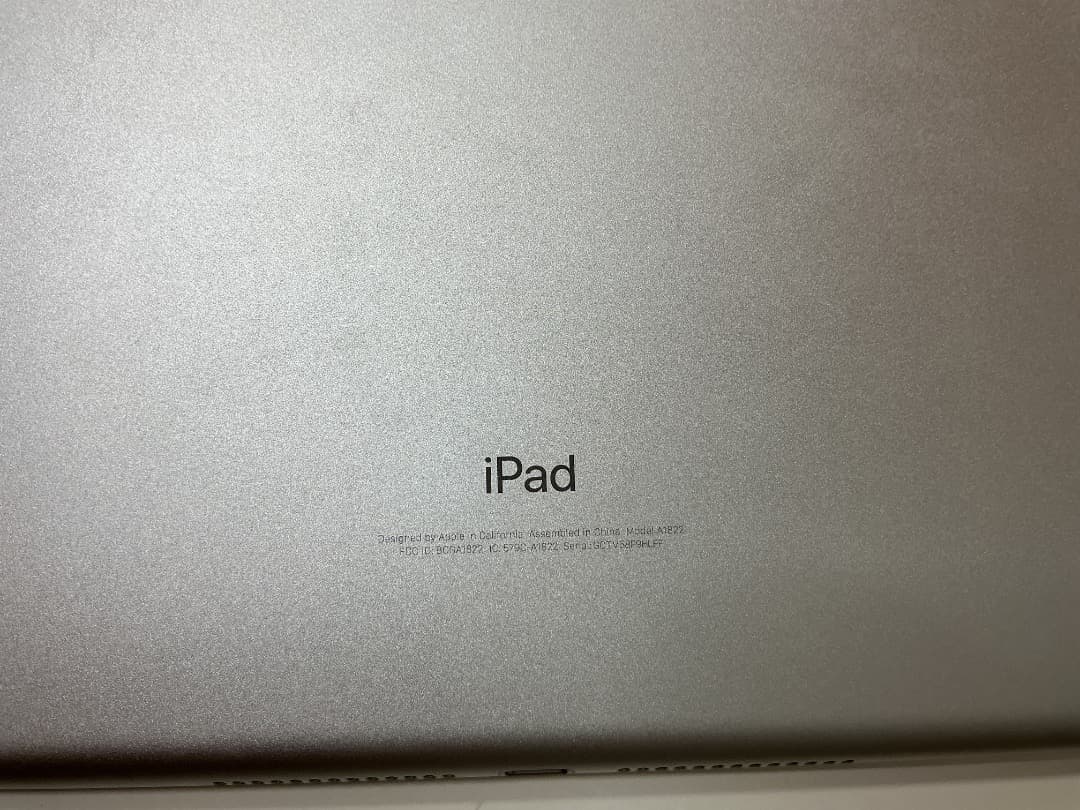 【美品】iPad 第5世代 128GB A1822 Wi-Fiモデル 本体のみ