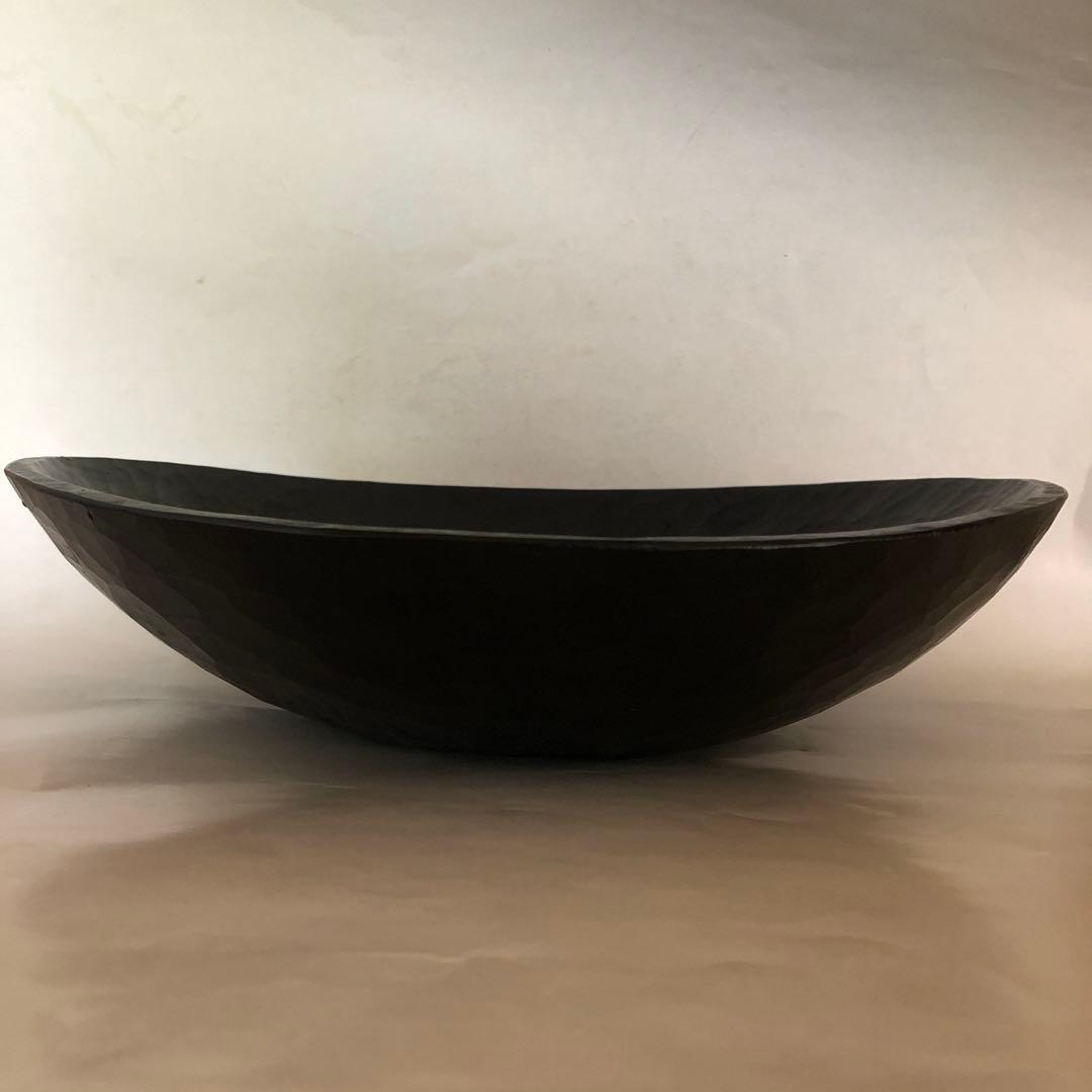 三谷龍二　黒漆の大鉢　Noir bowl