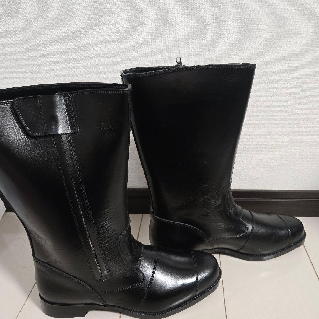 新品　king　crown キングクラウン　ブーツ　白バイ 25.5 ノサックス