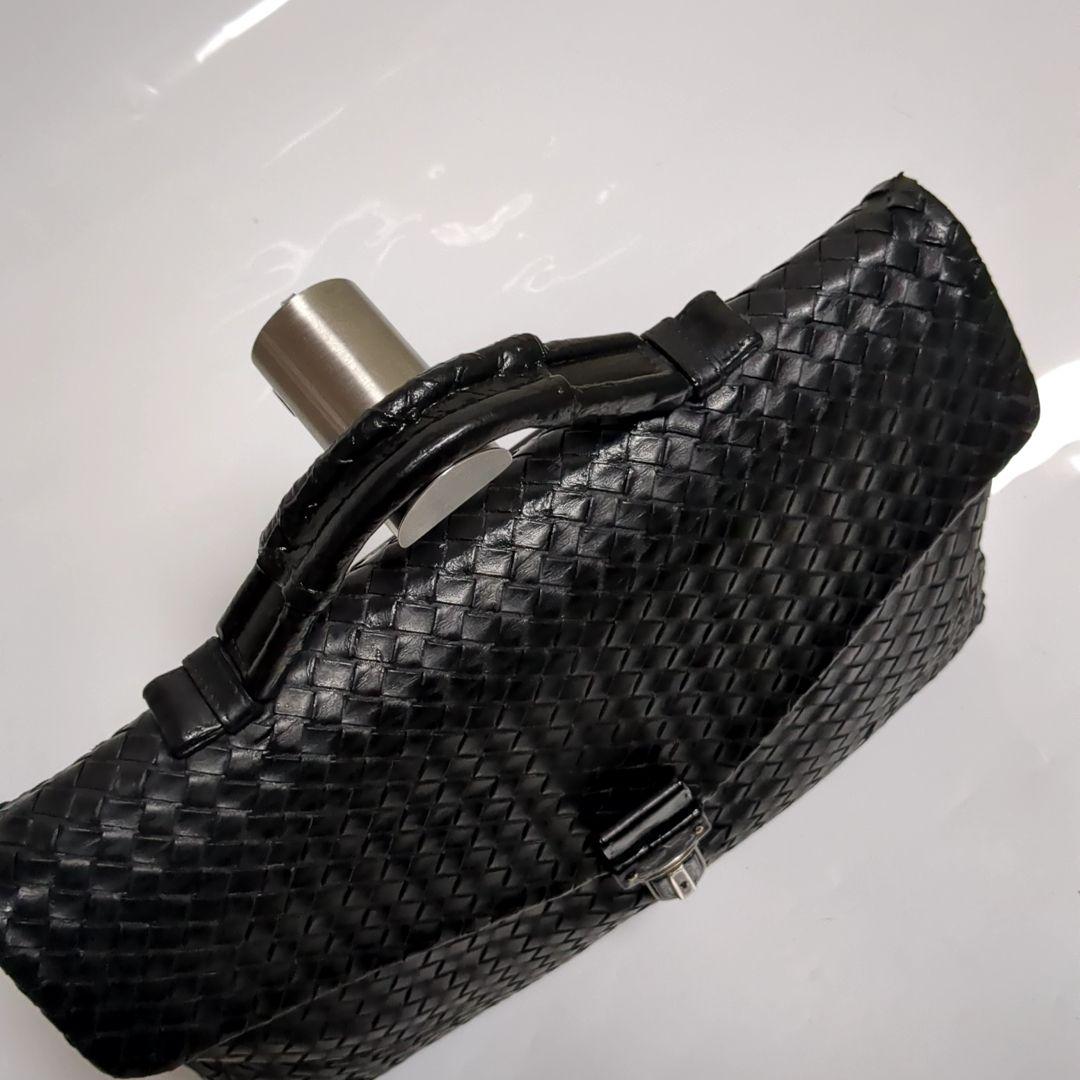 ✨ボッテガヴェネタ✨ビジネスバッグ イントレチャート レザー ブラック