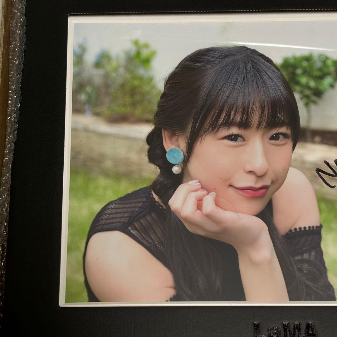 【期間限定出品】徳井青空 A3写真 サイン入り 額あり 限定生産 貴重