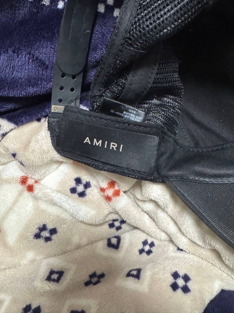AMIRI ブラウン メッシュバックキャップ
