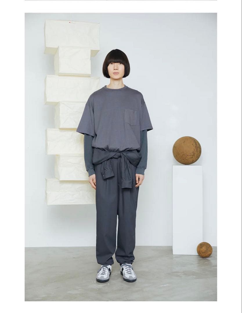 グラフペーパー ウーリーコットン ジャンプスーツ