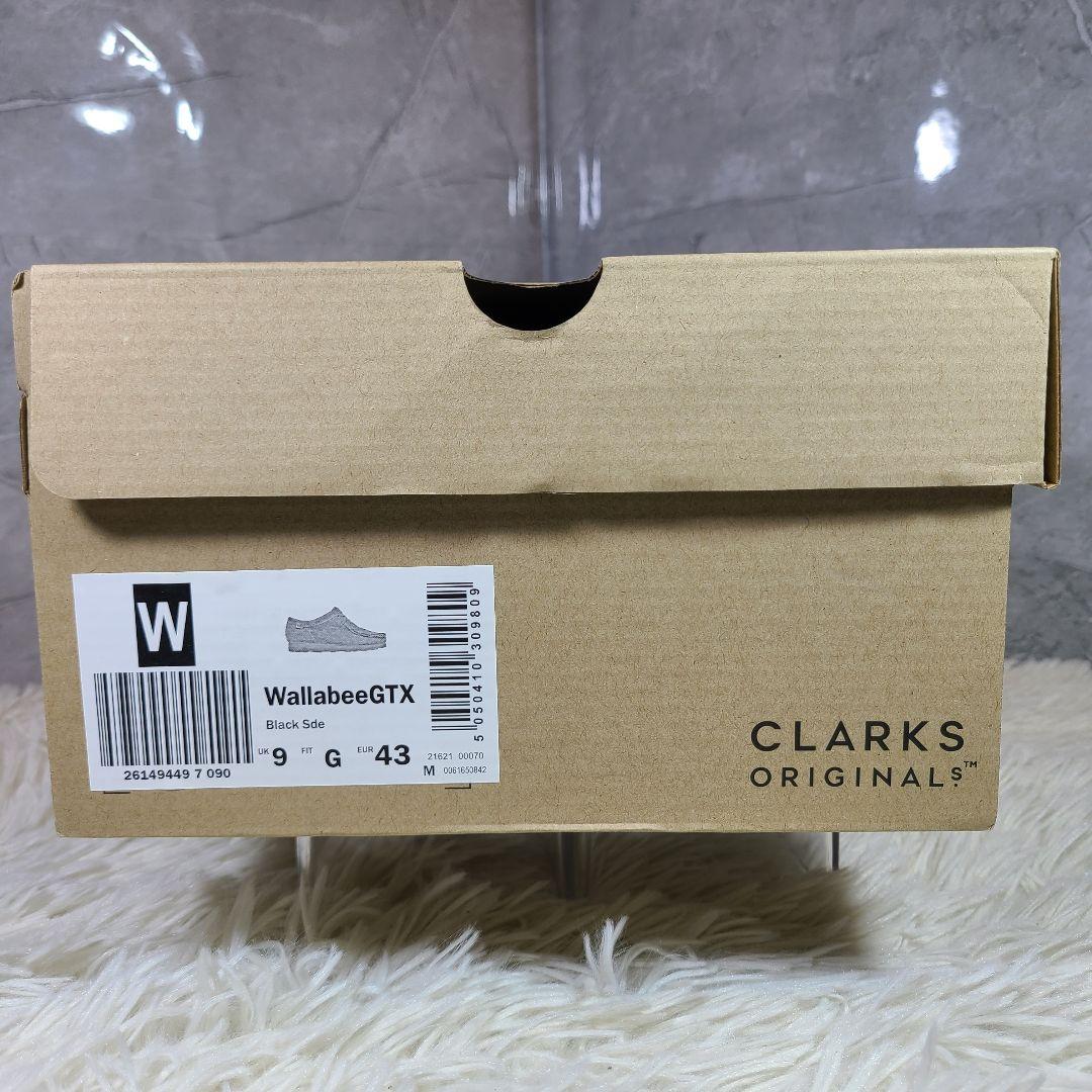 【クラークス オリジナルズ】ワラビー GTX　GORE-TEX　ブラック