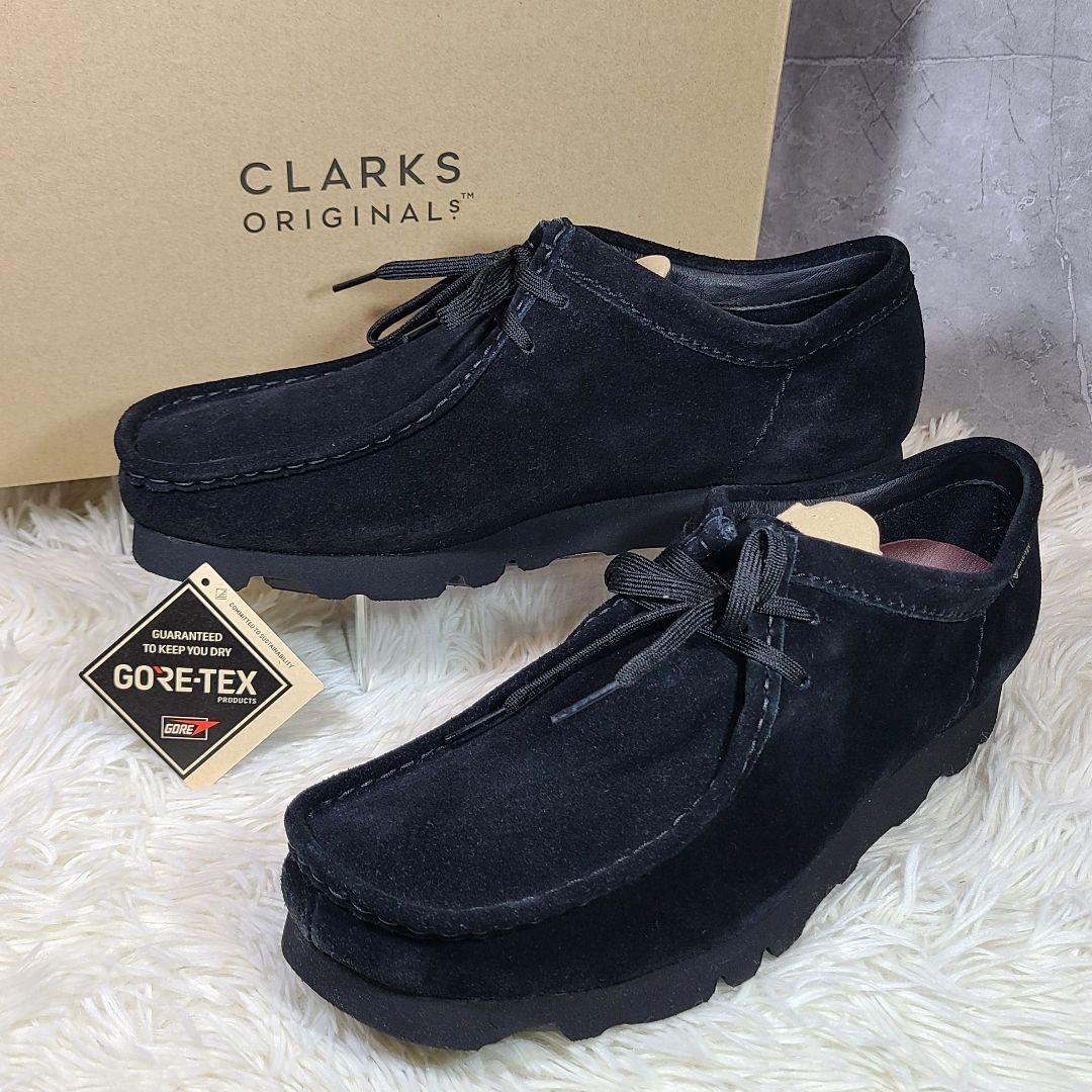 【クラークス オリジナルズ】ワラビー GTX　GORE-TEX　ブラック