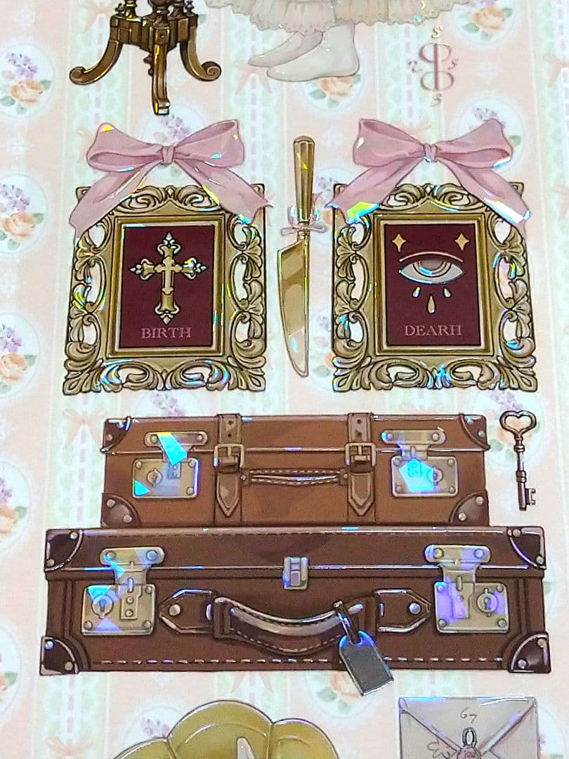 J1042＃邦尼(贝壳光)说出来愿望吧切り売り海外人物マステ女の子