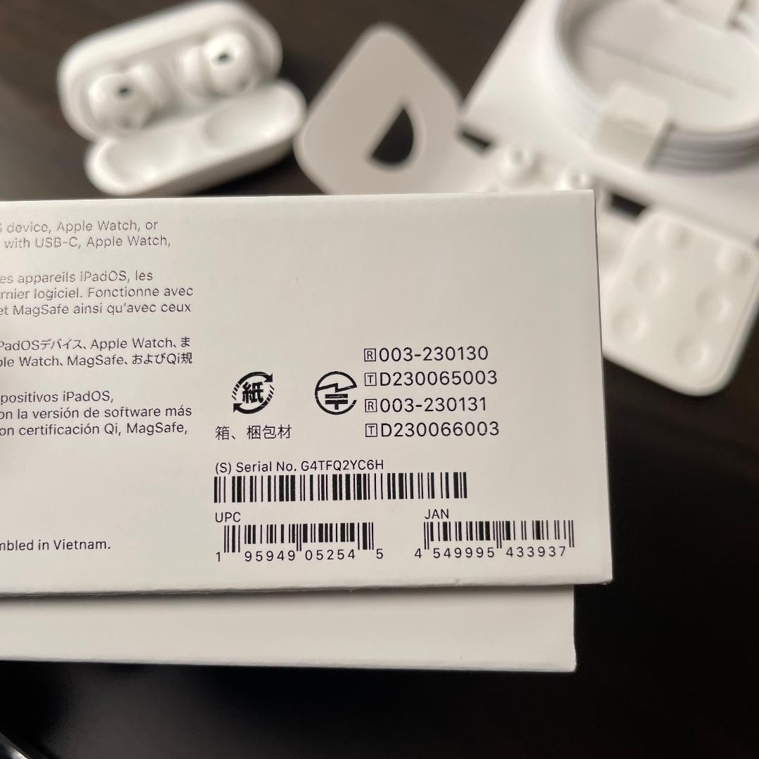⑤Apple AirPods Pro 第2世代 A3047 両耳+充電ケース
