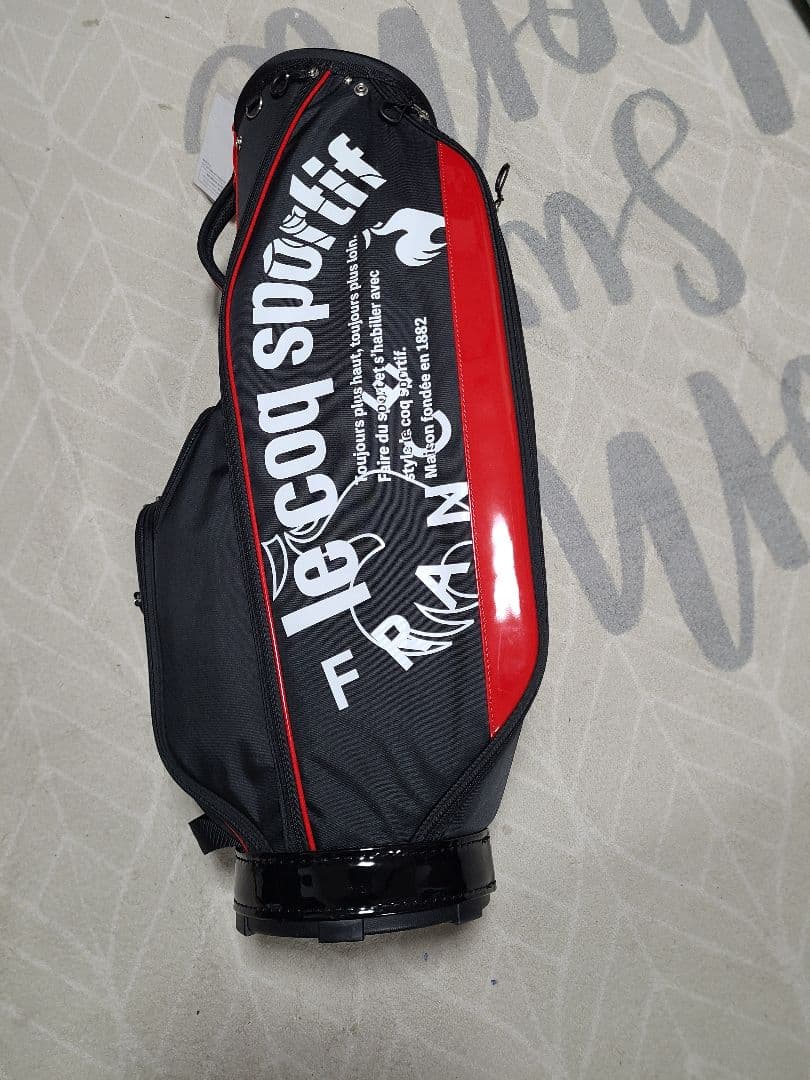 キャディバッグ　9型　6分割　ブラック QQBTJJ09　新品　ゴルフ　ルコック