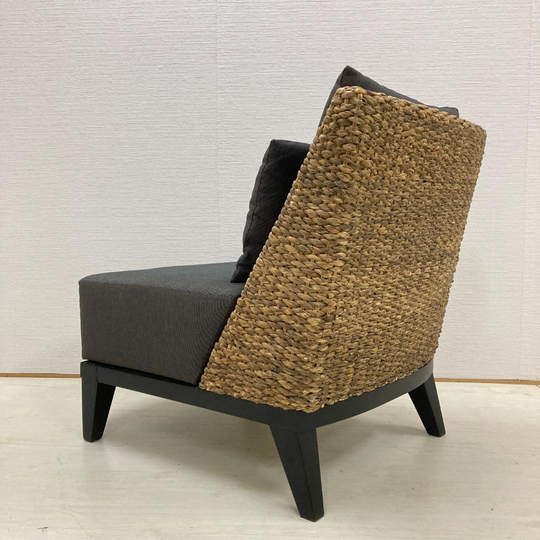 PERFORMAX　アジアン家具　ウォーターヒヤシンス　一人掛けソファ