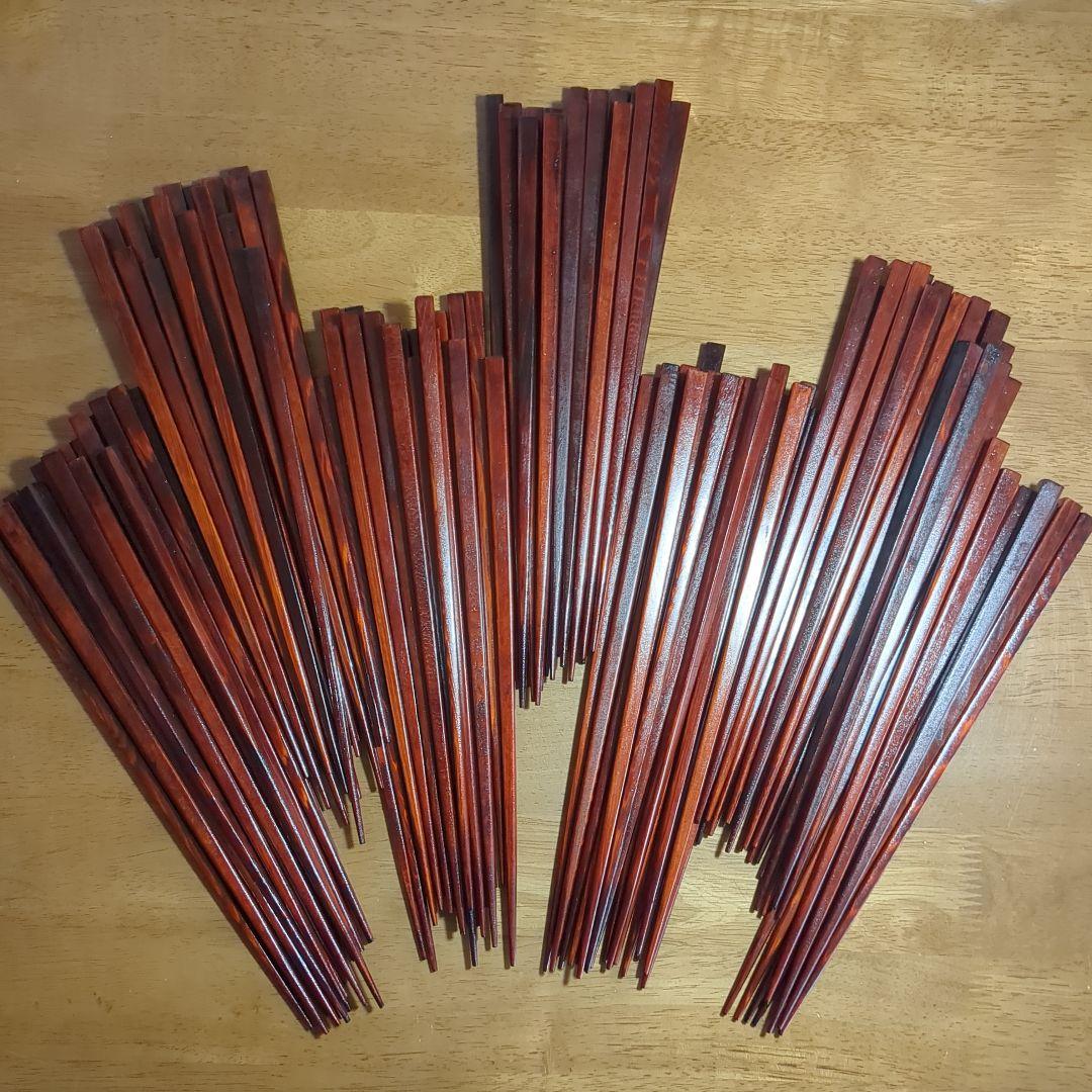 漆塗り箸 　27センチ60膳、23.5センチ40膳