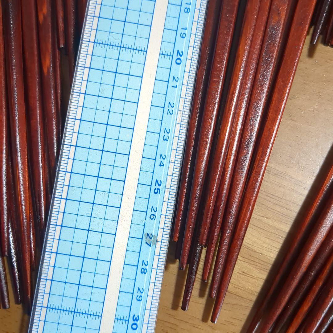 漆塗り箸 　27センチ60膳、23.5センチ40膳