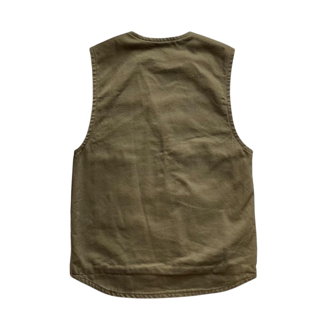 トップス carhartt canvas fleece lined work vest