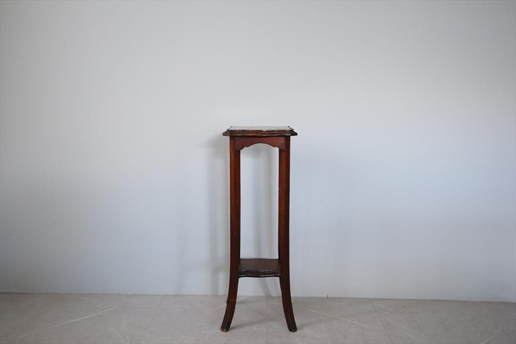 英国アンティーク木製フラワースタンド/花台/燭台/飾り棚テーブル(91-104)