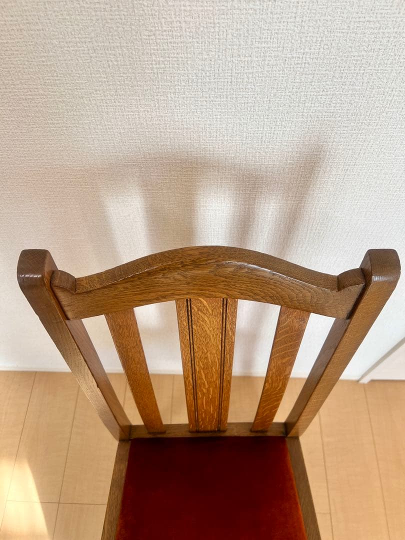 イギリス アンティーク 家具 ダイニング チェア オーク　椅子 英国