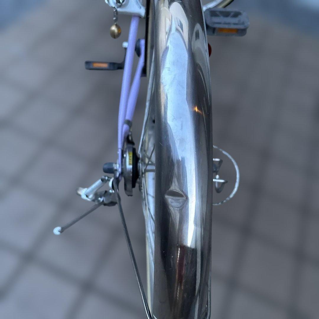 子供用自転車 24インチラベンダー色 6段変速