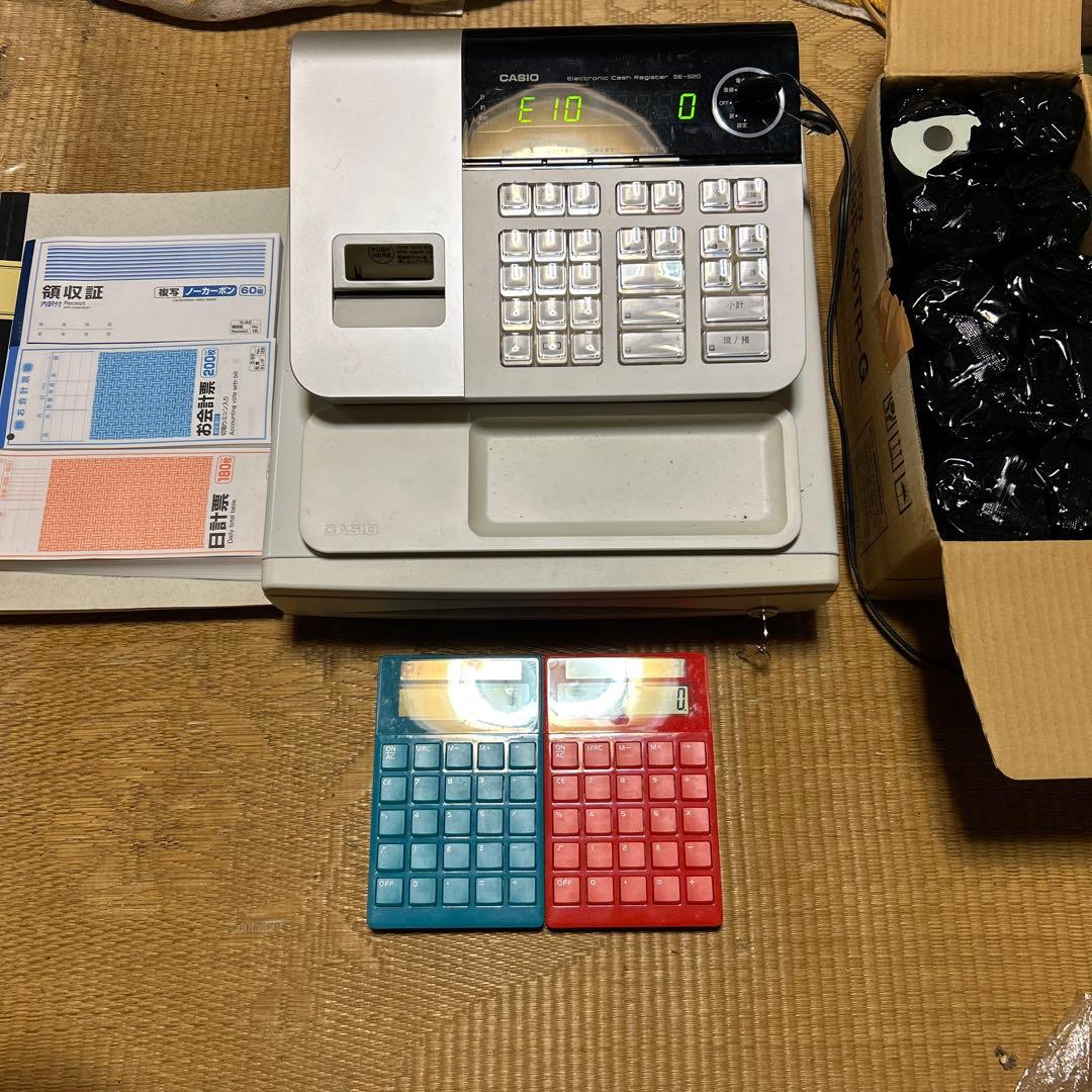 CASIO 電子レジスター SE-S20 カシオ　鍵付き