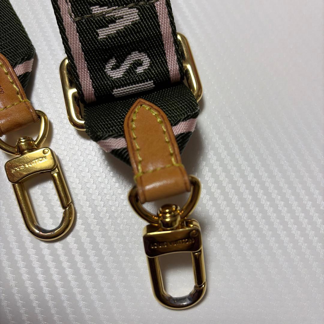ヴィトン ストラップ ショルダー グリーン ピンク