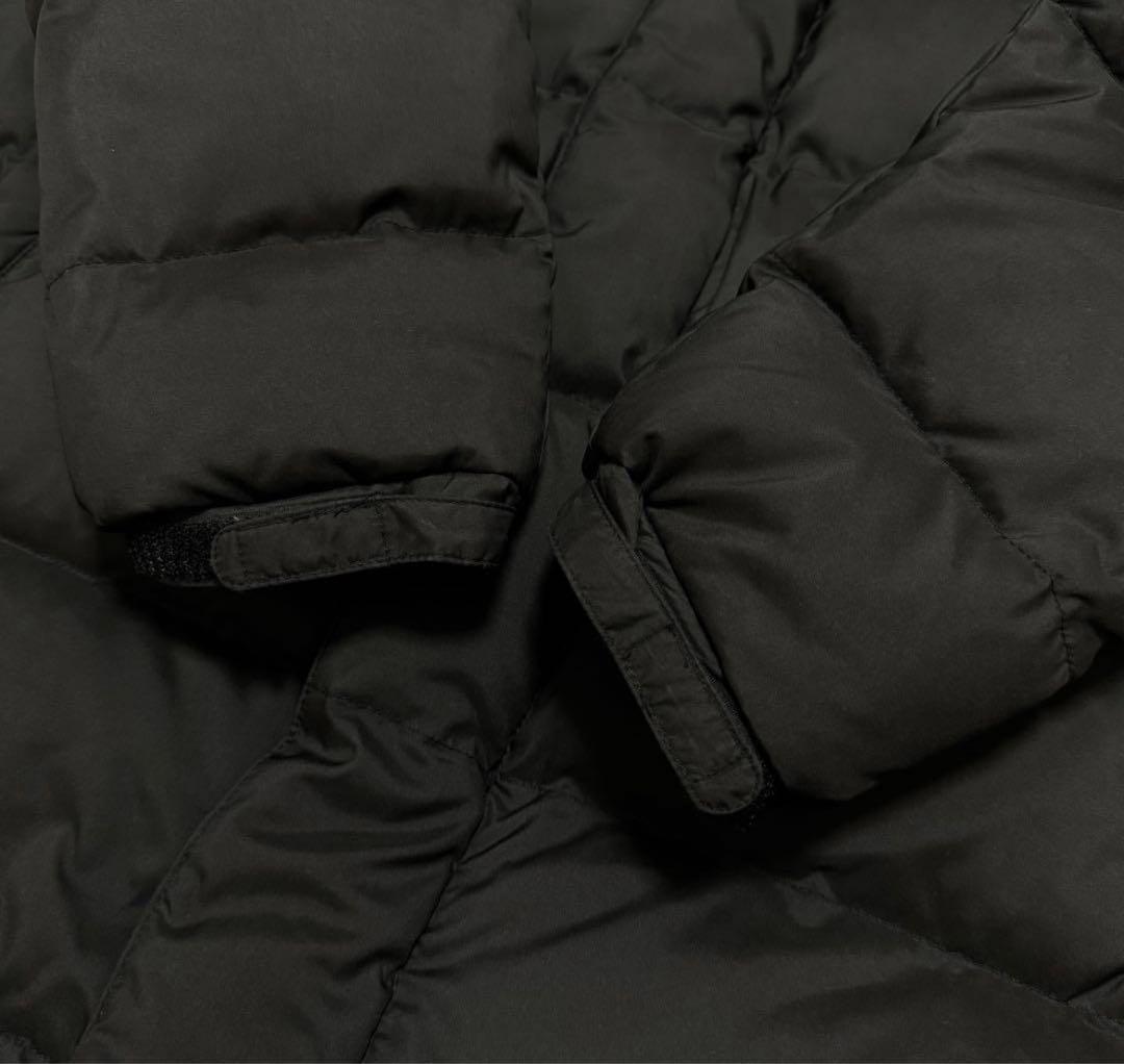 美品 NIKE ダウンジャケット ベンチコート 刺繍ロゴ フード取外可 2way