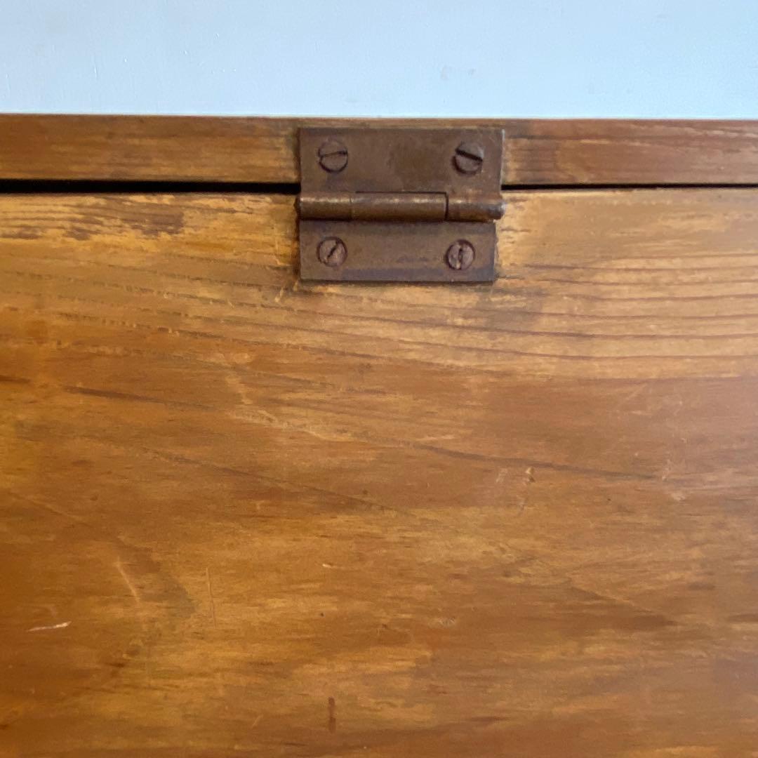 アンティーク パタパタ棚 無垢材 チェスト 古道具 y119