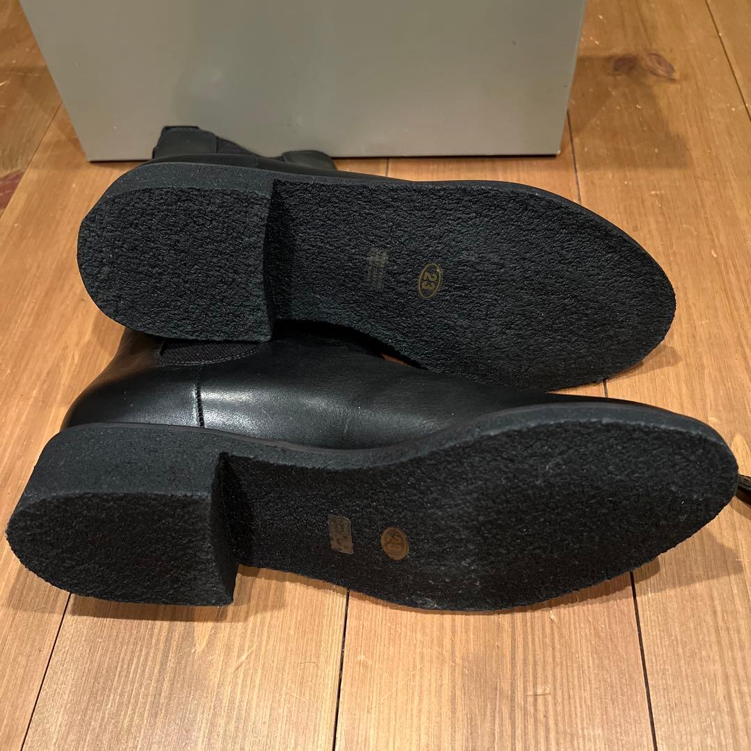 MARGARET HOWELL idea/サイドゴアブーツ/size23/黒