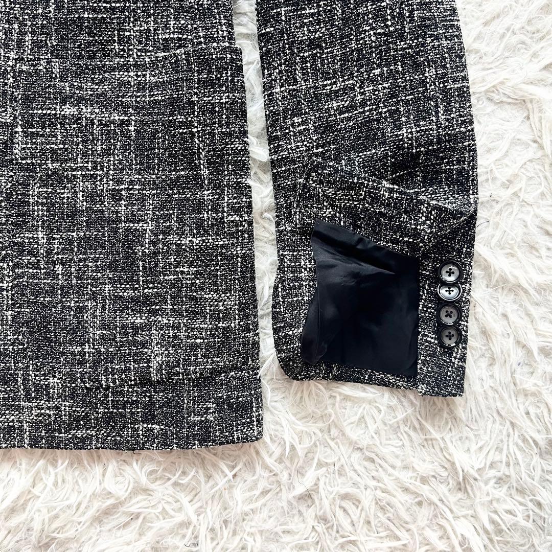 <美品>TAGLIATORE モノトーン コットン ジャケット サイズ44