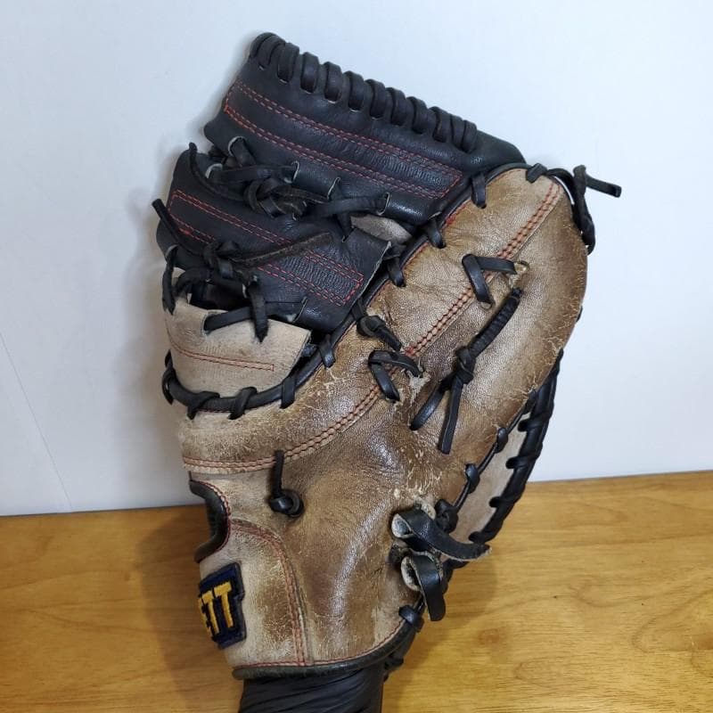ZETT ゼット 北川博敏モデル 日本製 ファーストミット 軟式グローブ