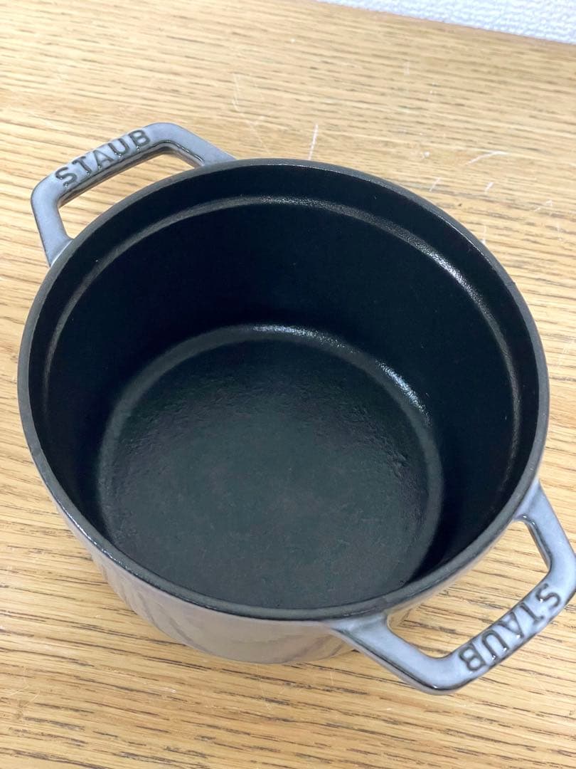 美品 STAUB ストウブ LA COCOTTE ココット 鍋 14cm