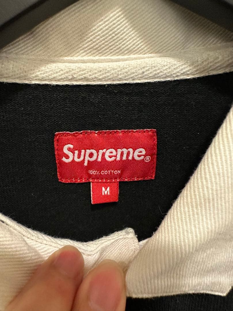 USED Supreme Box logo Polo ラグビー M